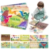 Libro Montessori para Niños: Juego de Correspondencia de Números y Animales