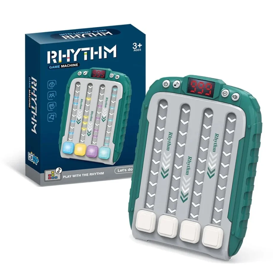 RHYTHM Antiestrés – Juego Portátil Pop Bubble con Luces LED