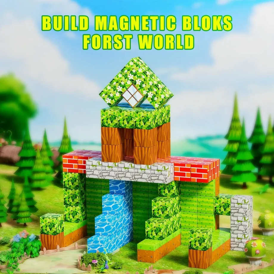 Set de Construcción Magnética - Build World