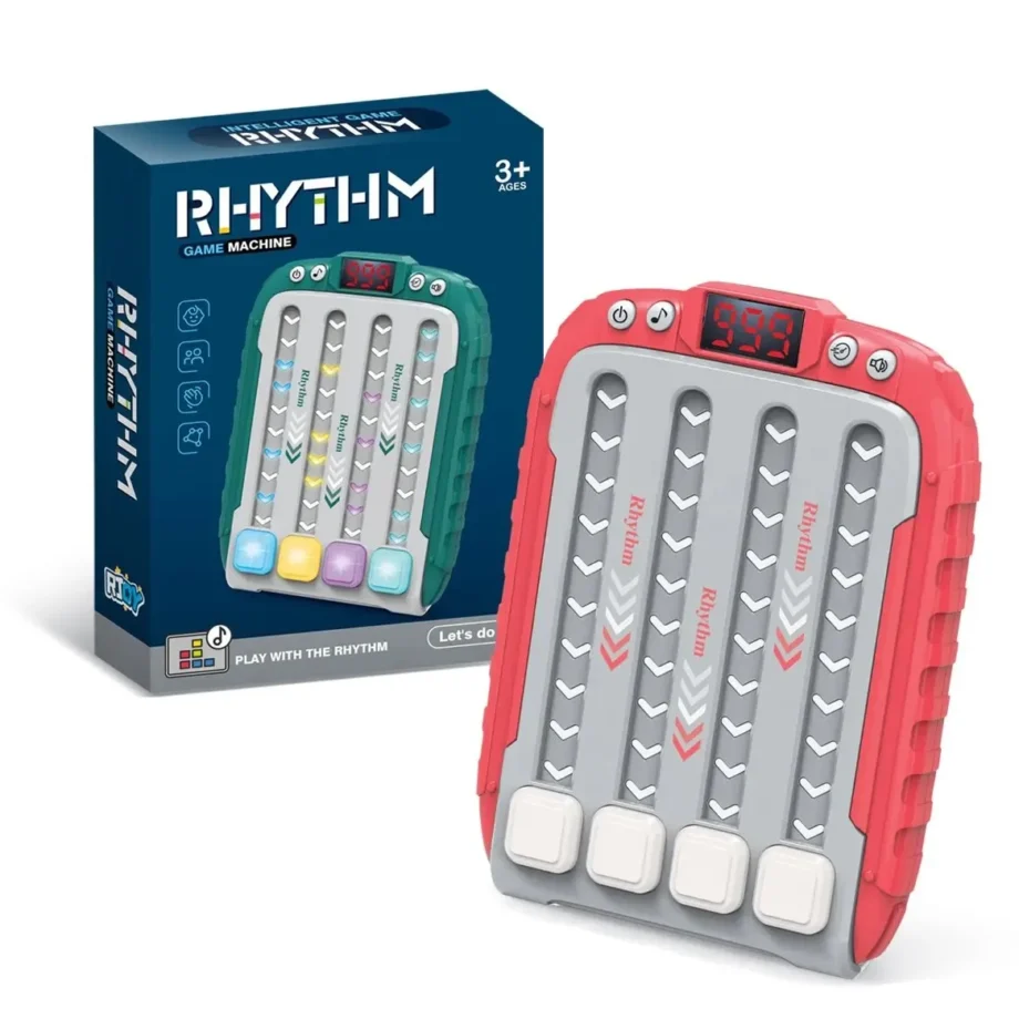 RHYTHM Antiestrés – Juego Portátil Pop Bubble con Luces LED